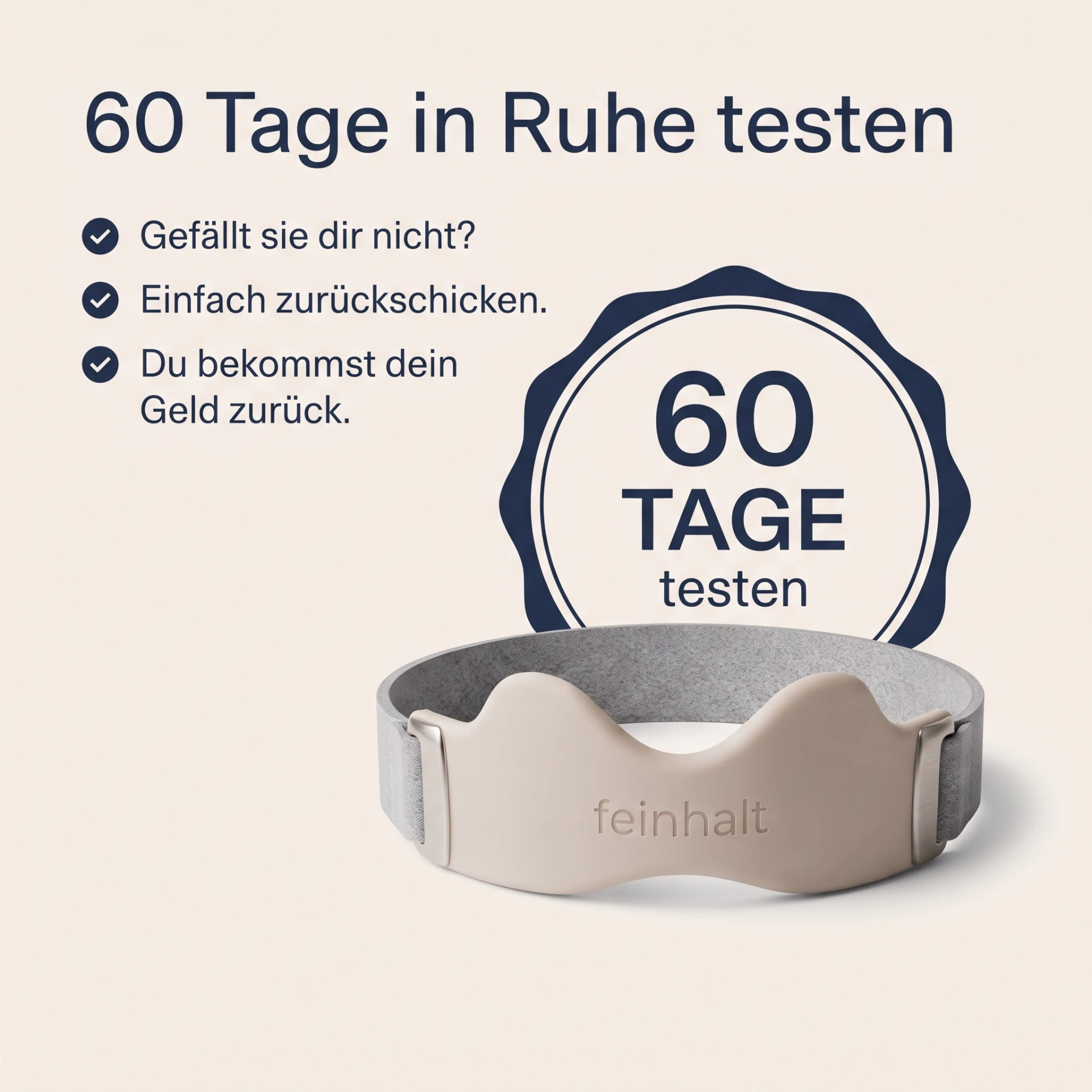 60 Tage in Ruhe testen